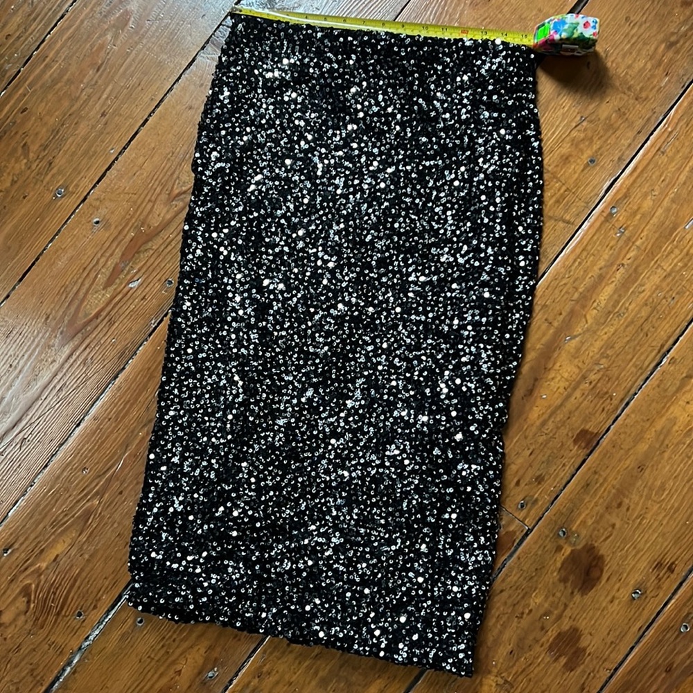 Gap sequin midi pencil skirt medium tall